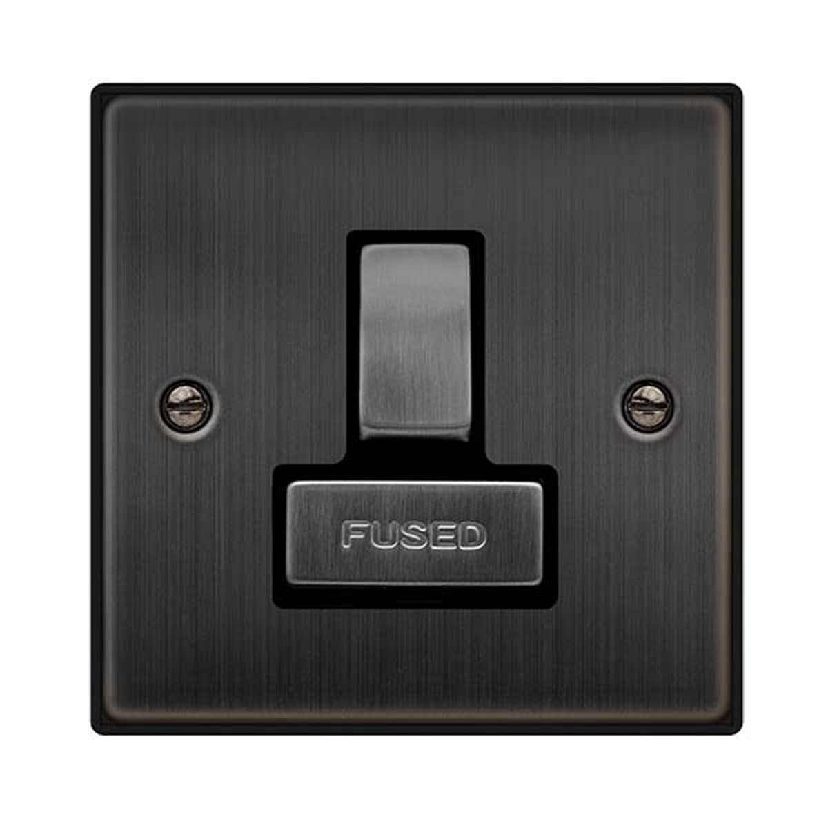 Click Matt Bronze 13A Fused Ingot Connection Unit Switched