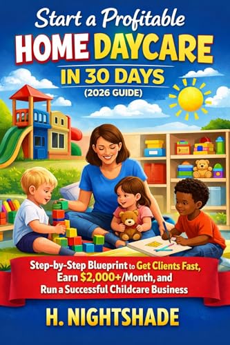 Start a Profitable Home Daycare in 30 Days (2026 Guide): Step-by-Step Blueprint to Get Clients Fast, Earn $2,000+/Month, and Run a Successful Childcare ... Home (The Problem Solver Series Book 1)