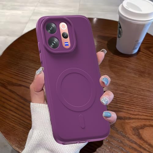 Image of Pikkme Back Cover for Vivo V70 5G Soft Matte Silicone | Slim Fit | Mag-Safe Design (Mag-Safe Not Support) Camera Protection Bumper Case (Purple)