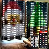 Luces de Cortina RGBIC Inteligentes, 400 LED Luces led para Cuarto 2m x 2m con APP Hello Fairy y Control Remoto, Luces led...