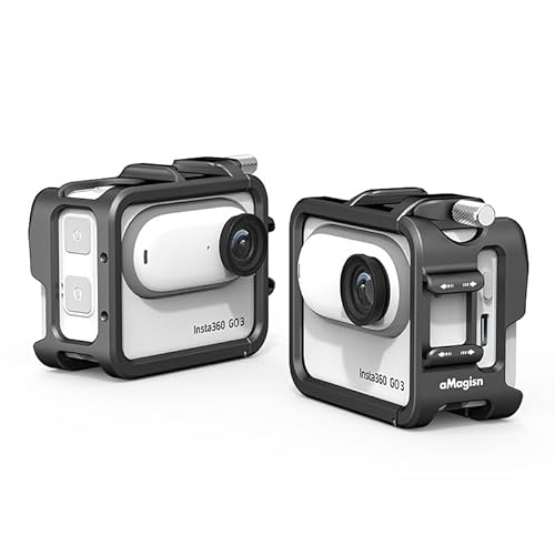 aMagisn �K�p���� Insta360 GO3S GO3 �p�����ی�t���[���A�N�V�����J���� (For-GO 3)