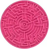 Pet Games Labirinto Pink M -Tapete Para Lamber E Comedouro Para Cães
