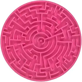 Pet Games Labirinto Pink M -Tapete Para Lamber E Comedouro Para Cães