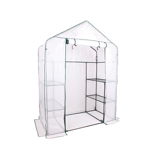 TrendLine Foliengewächshaus 142x73x194 cm Gewächshaus Folienzelt Tomatenhaus