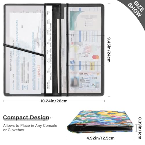 Organizador para documentos auto compacto miniatura 3
