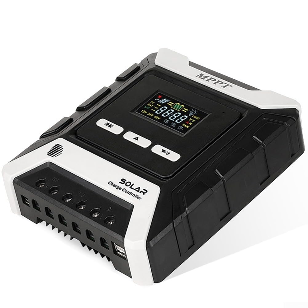 Controlador para solar MPPT 80A PV Panel de carga LED Control 12V/24V/48V Identificación automática (80A)