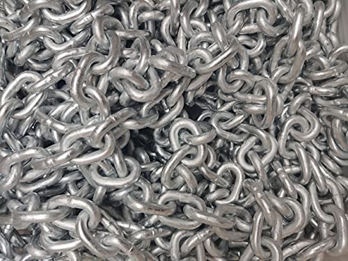 Smart Choice Marine Hot Dipped Galvanized G43 High Test Marine Anchor Chain Choose Size and Length (3/8