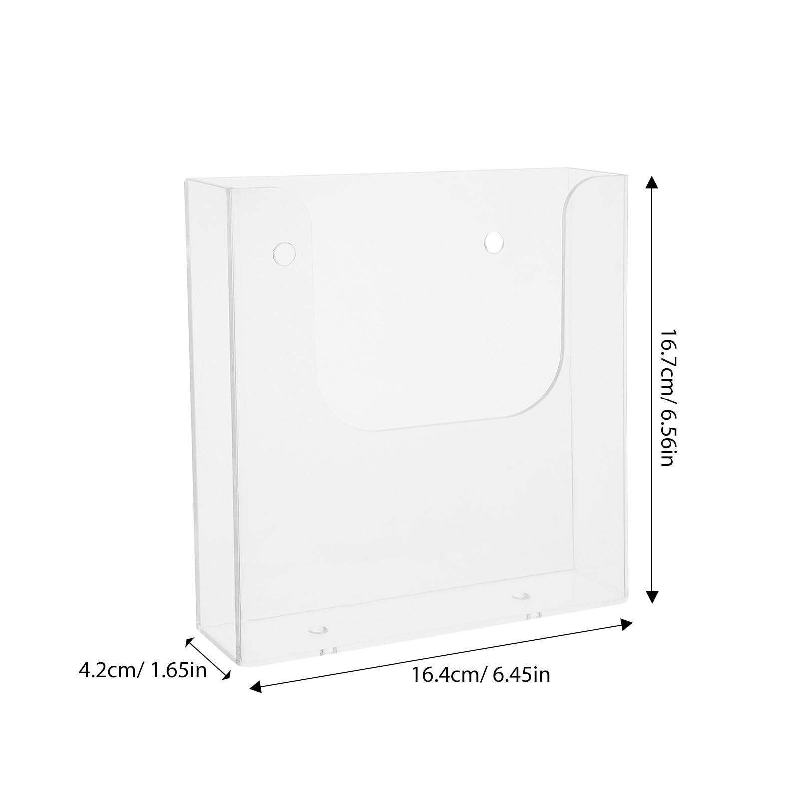 Porta Documenti da Muro Trasparente Organizer per Ufficio e Archivio Documenti Supporto Porta Brochure e Riviste Espositore Classificatore Cartelle Design Moderno e Funzionale