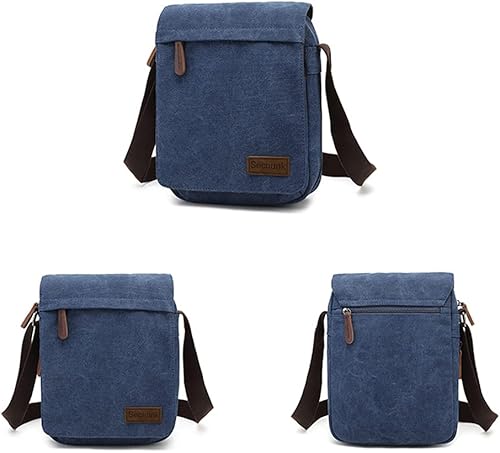 Vista 62 de Sechunk Vintage Canvas Messenger Cross body bag Shoulder bag