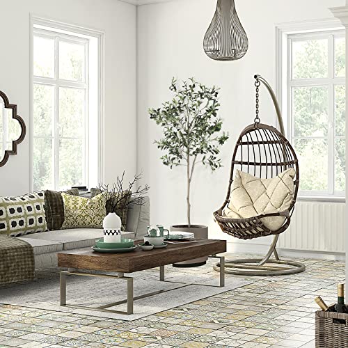 Binnny Flower Faux Olive Tree Tall Artificial Silk Tree Fake Olive Tree For Home Office Living Room Floor Decor Indoor 5.8Ft - 6 Feet #TOP6