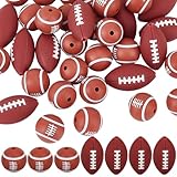 35 lot de perles de sport en silicone:Vous recevrez 35 perles de sport en silicone au total., Vous pouvez combiner arbitrairement les perles de sport en silicone selon vos besoins créatifs