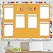 96 Pcs Science Fair Board Supplies Includes Self Adhesive Science Fair Project Titles Subtitles Presentation Bulletin Border Letter Stickers First Day of School Back Classroom(Oh Happy Day Style)