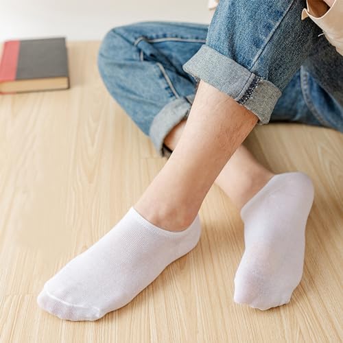 Image of 12-30 Pairs Low Cut Ankle Socks for Men Thin Breathable Casual No Show Athletic Socks Bulk