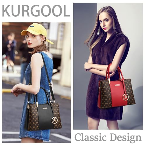 KURGOOL Bolsos para Mujer Satchel Tote miniatura 2