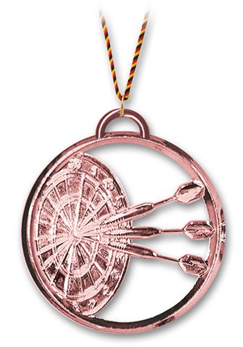 Empire Dart - Medalla de dardos con cordón (8 cm), color bronce