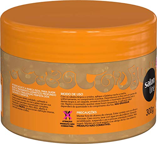 Gelatina Cachos Salon Line 300G Todecacho Mel, SALON LINE