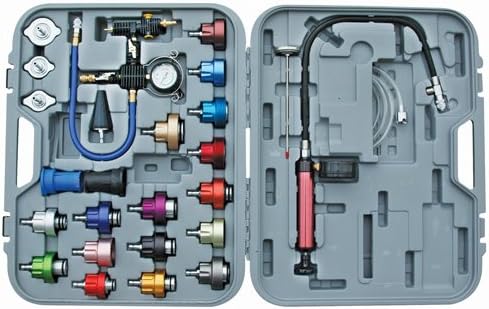 ATD Tools 3301 27-Piece Master Cooling System Pressure Test and Refill Kit