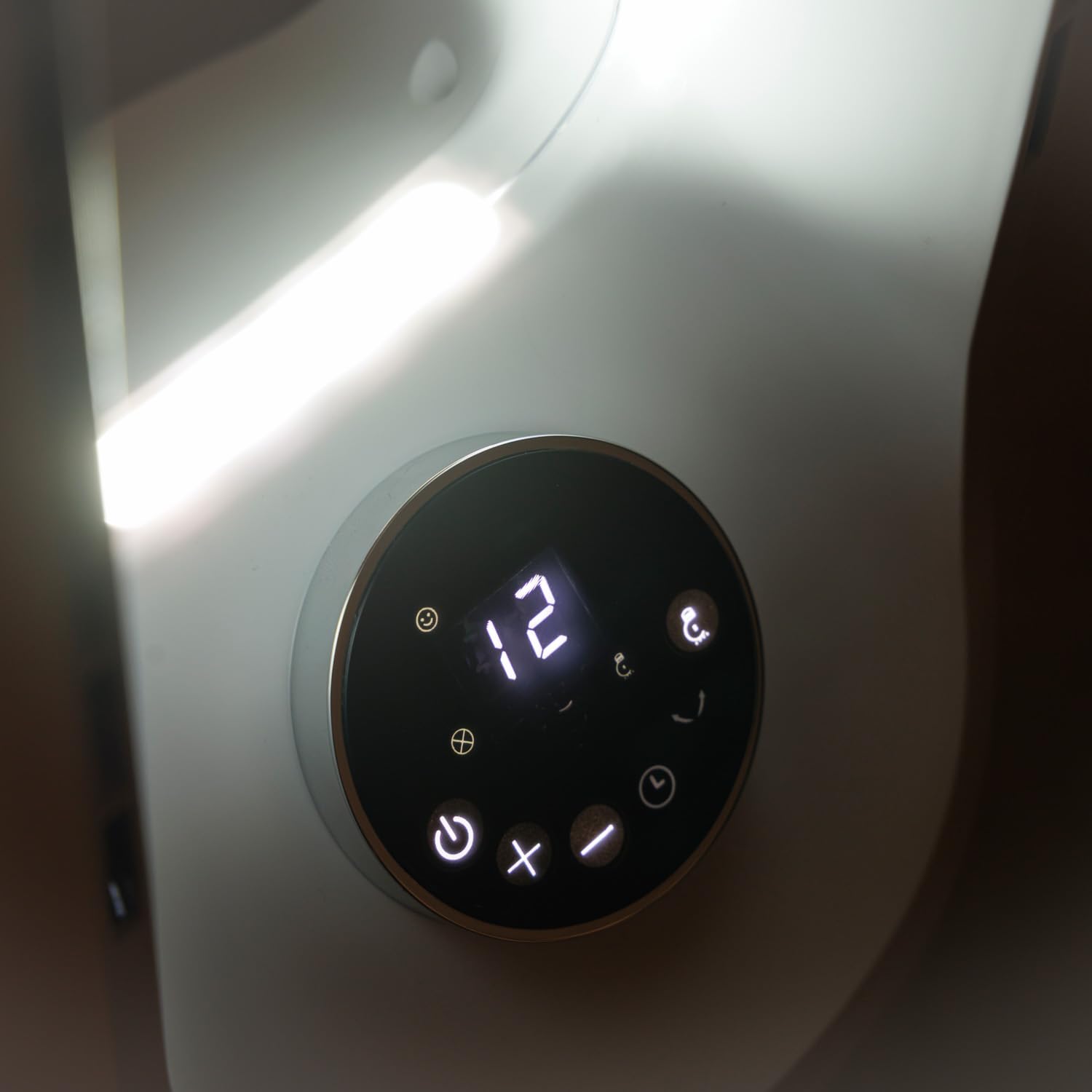 Taurus Babel Endless Ventilador de Torre Bladeless con Motor Digital Brushless Ultra Silencioso, 12 Velocidades, Pantalla LED Táctil, Oscilación, Temporizador 12h y Mando a Distancia
