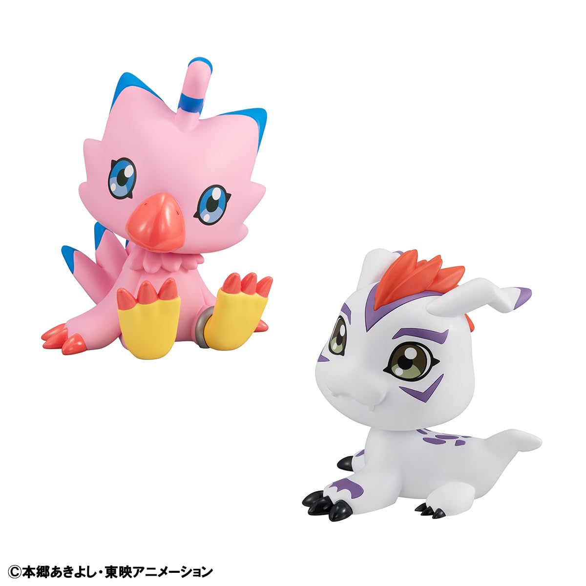 Megahouse, Lookup Piyomon&Gomamon Digimon Adventure Set (with Gift) 11 cm, MH841132 Multicolor, Collectible Figure - Image 3