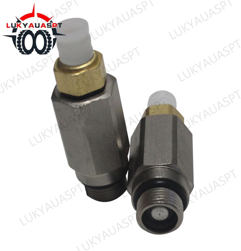 2Set Air Suspension Risidual Pressure Valve with M10 Air Connector Brass Fittings For 2011-2016 Audi Q7 Tourage Porsche Cayenne 958 7L0616814B 95535872000 7P6616503G