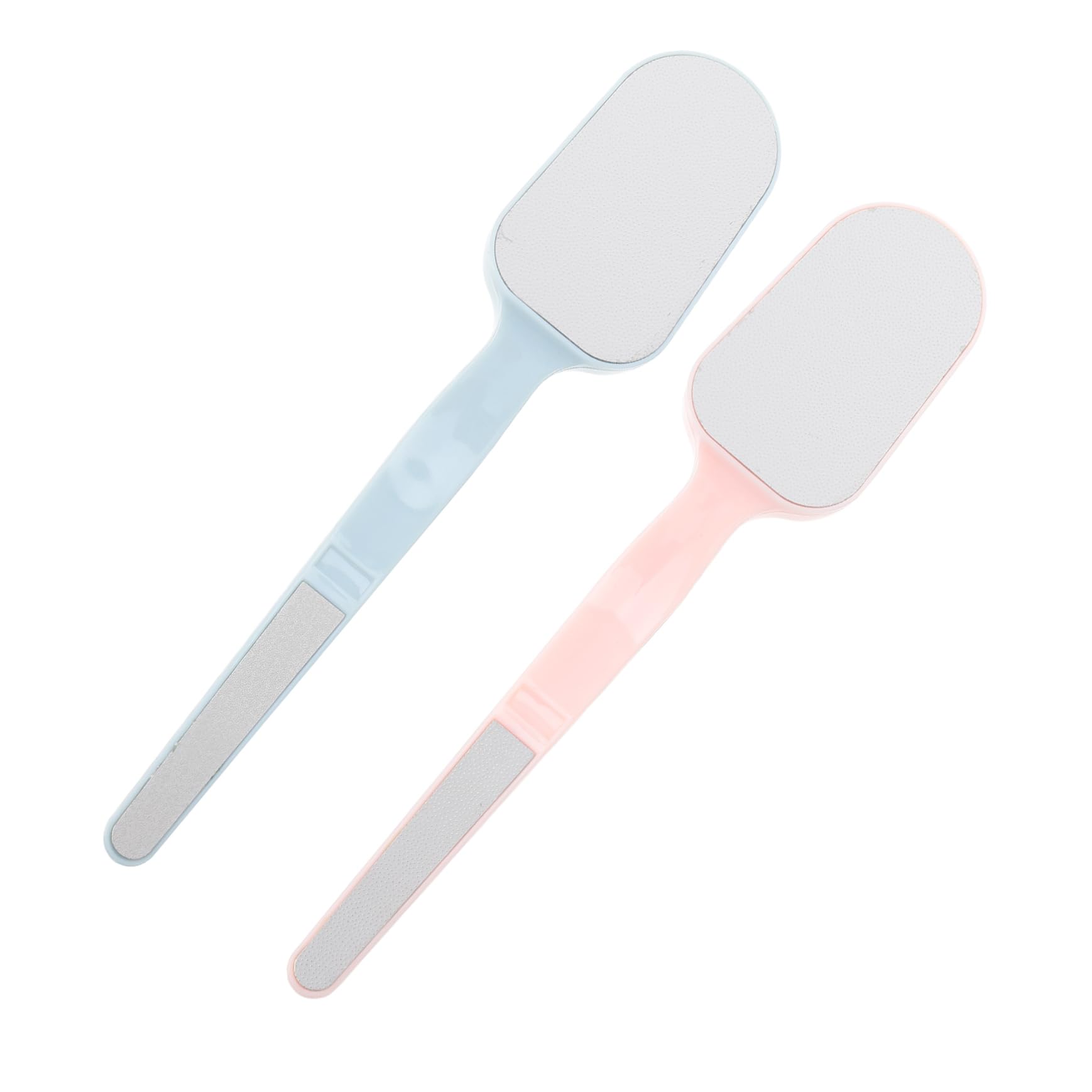 PACKOVE 2Pcs Stainless Steel Rasp Foot File Care Tool Durable Hard Skin Remover for Smooth Feet Ergonomic Design for Comfortable Exfoliation Mixed Colors