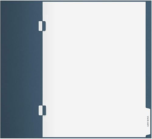 State Copy' Divisor de ficha de índice con grapas laterales, 100/Pk