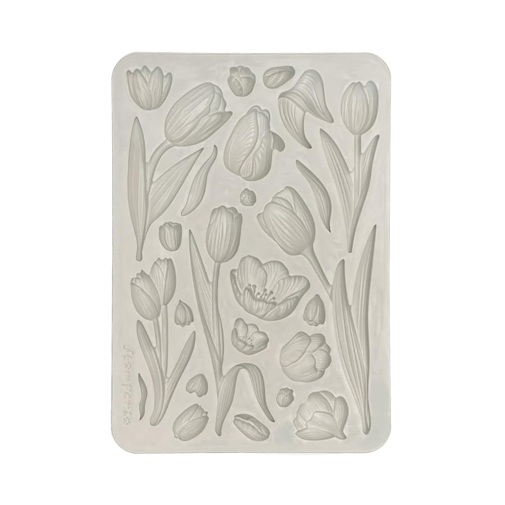 Stamperia KACMA550 Silicone Mould A5, Grey, 14.8 x 21 x 1.1 cm