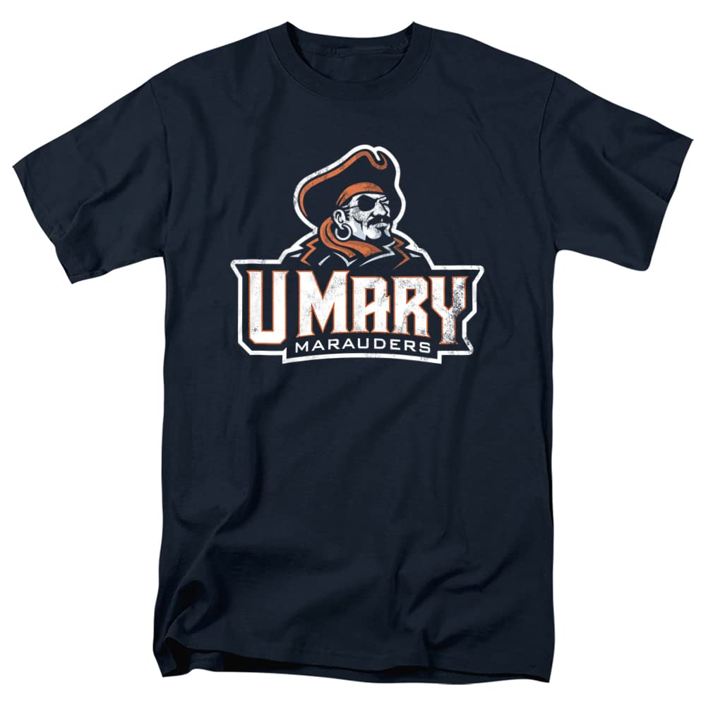 LOGOVISION Official Collegiate Distressed Primary Logo Adult T-Shirt Collection — view 55