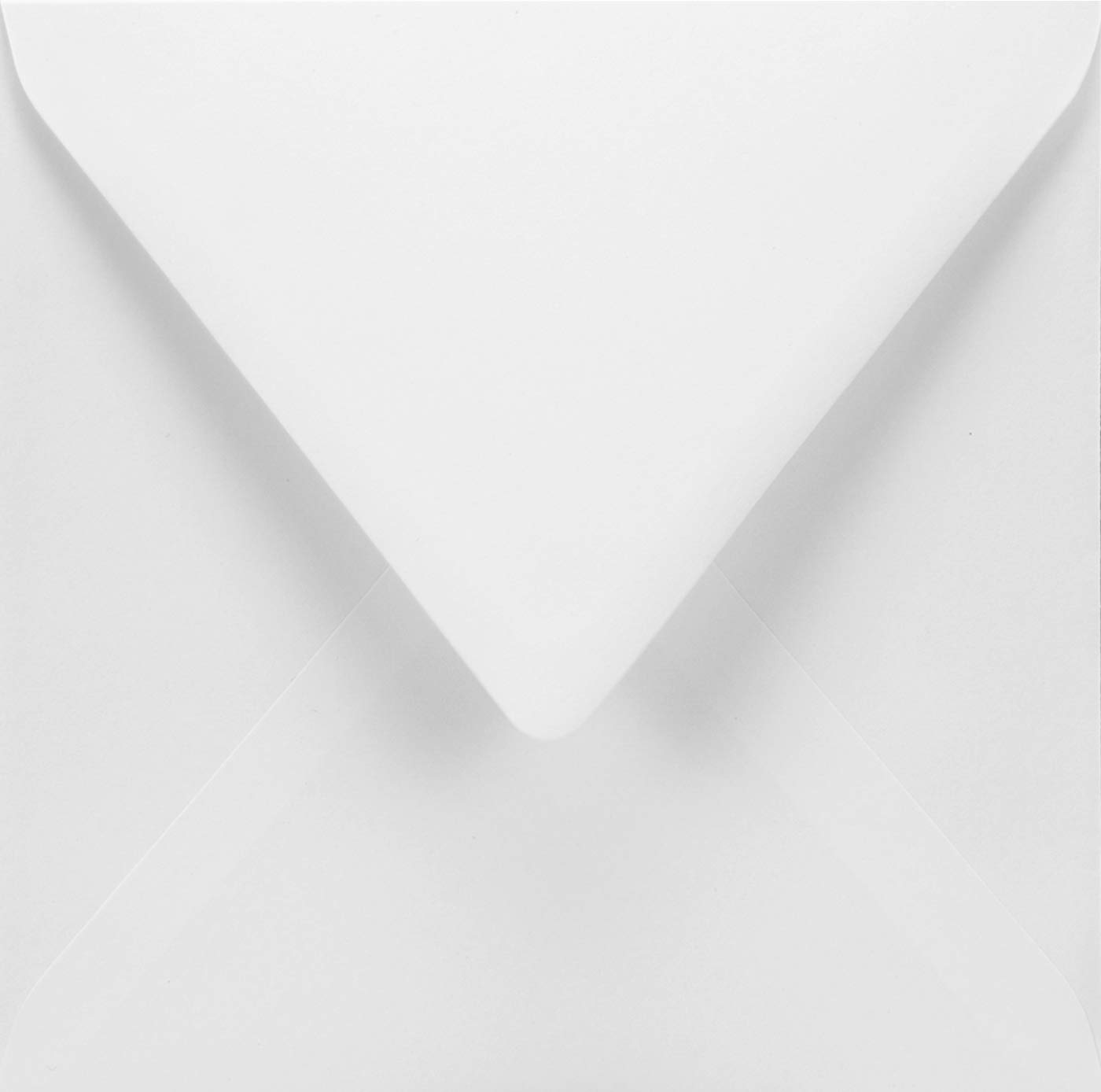 Netuno 25 Square White envelopes 155 x 155 mm 6.1 x 6.1 in 120gsm Aster Smooth White Elegant Printable envelopes for Wedding Invitations Birthday Cards Greeting Cards Christmas Business mailing — image 1