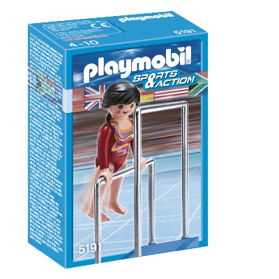 Playmobil - 5191 - Jeu de Construction - Gymnaste et Barres asymétriques