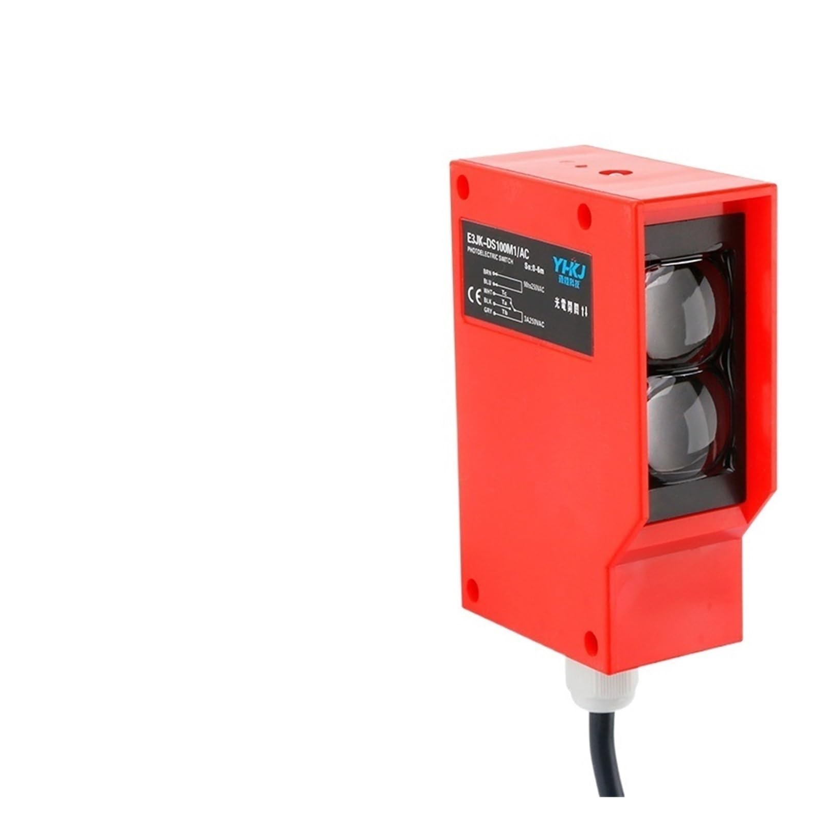 Capteur photoélectrique E3JK-DS100 étanche pour plateforme de lavage auto
