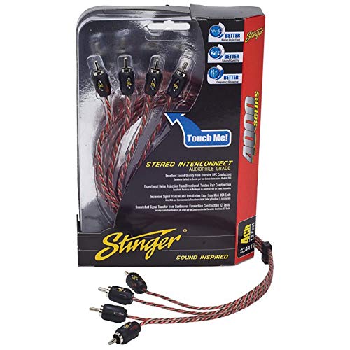 Stinger SI4420 20 -Foot of 4-Channel 4000 Series RCA Interconnect Cables