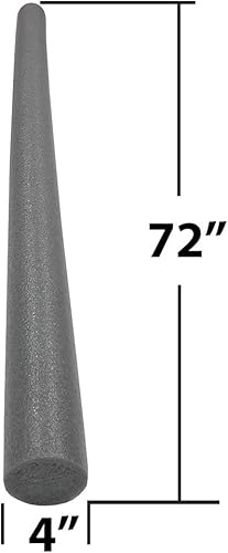 Miniatura 2 de Oodles of Noodles Varilla de respaldo de 4 pulgadas de diámetro Celda cerrada - Gris