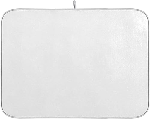 Miniatura 8 de Tapete de secado de platos grande color burdeos, extra grande para platos, accesorios de cocina, mostrador de microfibra, escurridor de platos,