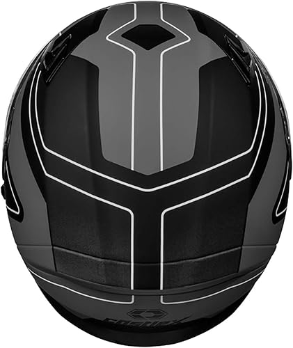 Vista 14 de Castle X CX390 - Casco eléctrico de nieve de cara completa (negro mate, grande)