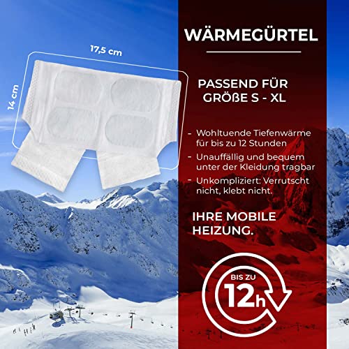 THERMOPAD warmtegordel GR. S-XL (stretch/klittenband) – het origineel: 3 x warmtegordel voor 12 uur warmte, direct te… - Image 4