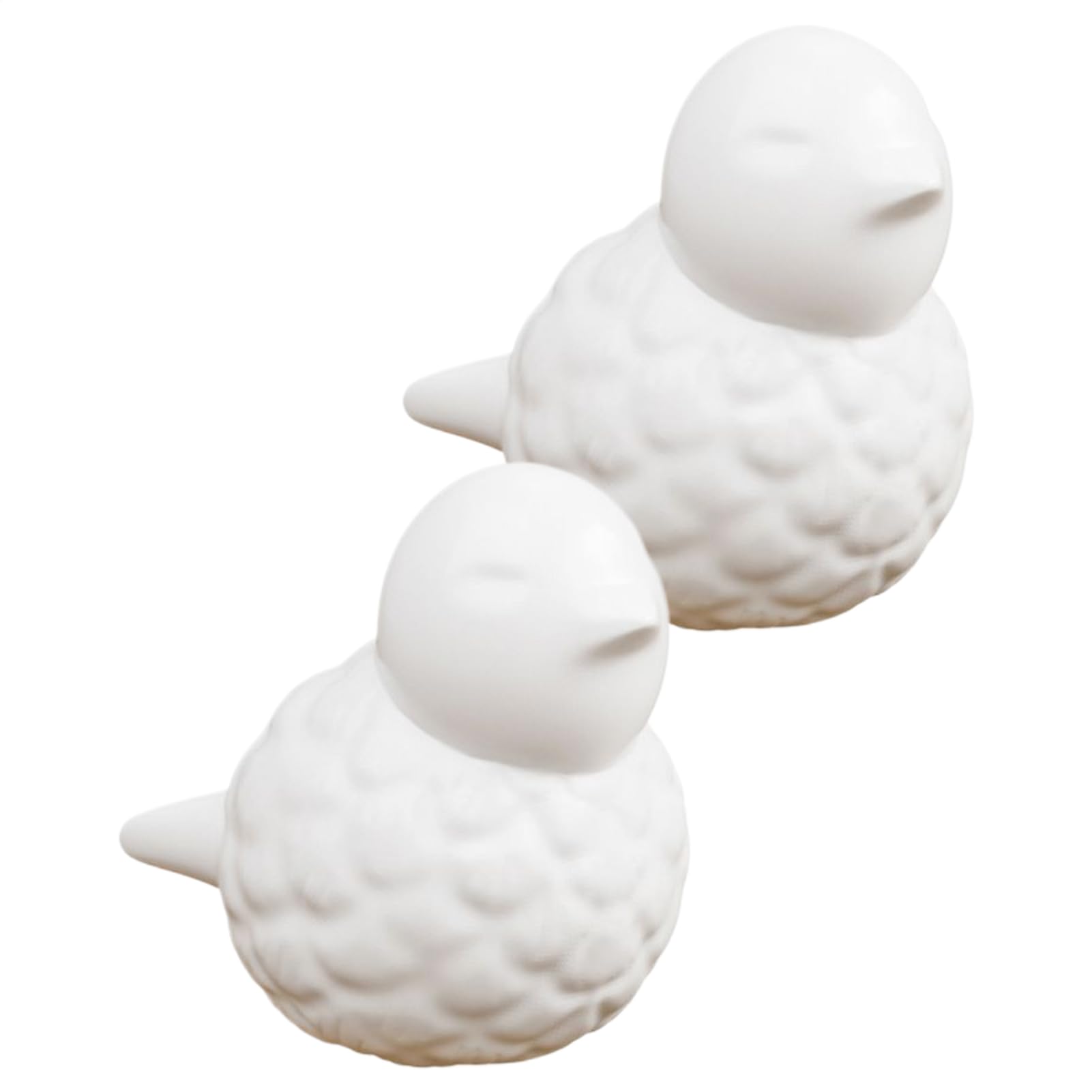 Couvercles vis WC céramique oiseau et cache-boulons de rénovation maison salle de bains