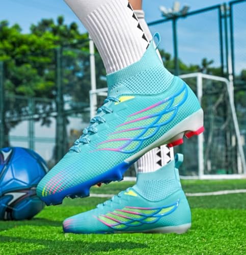 Unisex Retro Soccer Cleats Football Shoes,TF/AG Studs for Indoor/Outdoor Training, Lacrosse, Baseball Premium Leather,Mens Soccer Shoes2