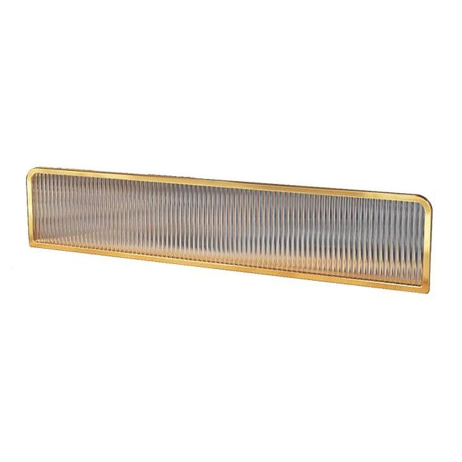 GJZQDKX Stainless Steel Dining Area Divider Translucent Countertop Partition for Restaurants Bars and OfficesStylish Room Separator for Enhanced Privacy and Space Management
