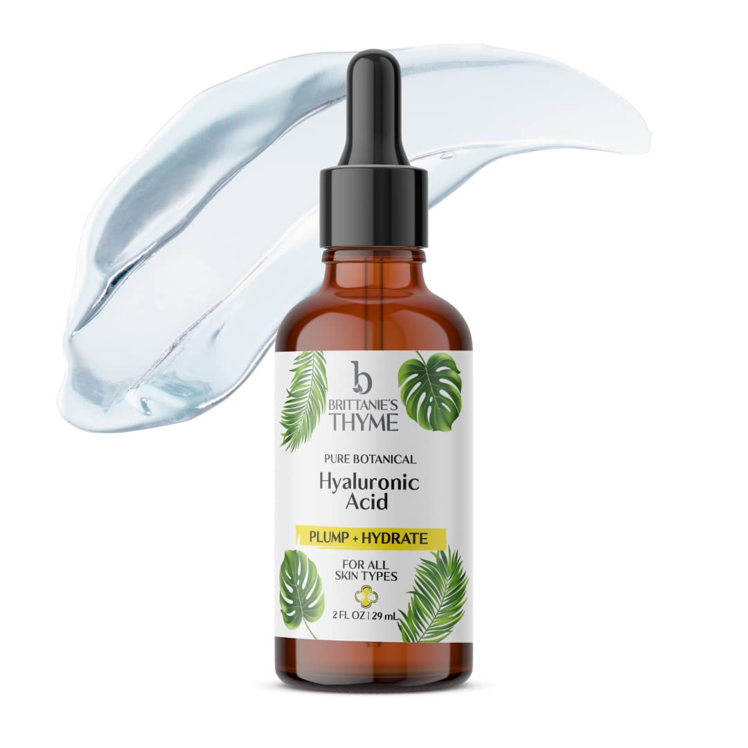 Brittanie’s Thyme Pure Hyaluronic Acid Serum for Face | Anti-Aging Serum for Fine Lines & Wrinkles | Intense Plumping and Hydration | Repairs Dry Skin with Highest Concentration of Hyaluronic Acid Brittanie’s Thyme Pure Hyaluronic Acid Serum for Face | Anti-Aging Serum for Fine Lines & Wrinkles | Intense Plumping and Hydration | Repairs Dry Skin with Highest Concentration of Hyaluronic Acid