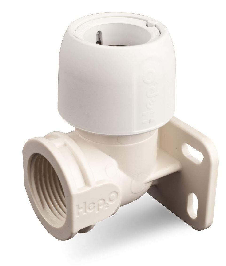 Hep2o Wallplate Elbow 15Mmx1/2" Hx6/15 Hx6/15W Black