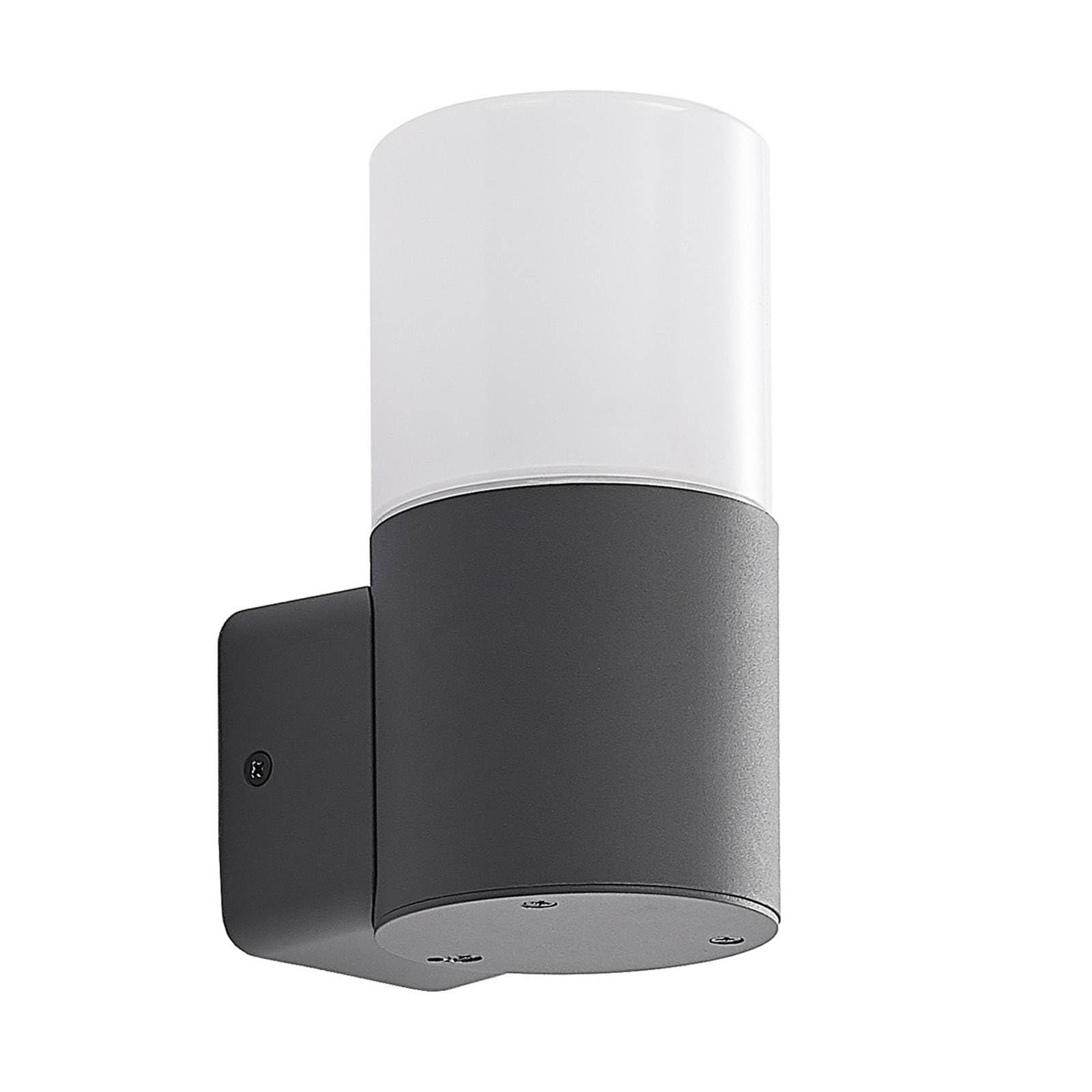 Lindby Outdoor Wall Light Tabyn dimmable (Modern) in Black Made of Aluminium (1 Light Source, E27) from wall lamp for Exterior/Interior Walls House Terrace und Balcony