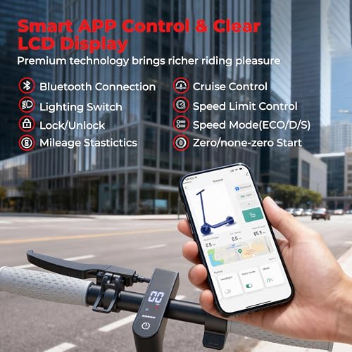 10/8.5″ E Scooter for Adults 19 MPH Sport Escooter 350W