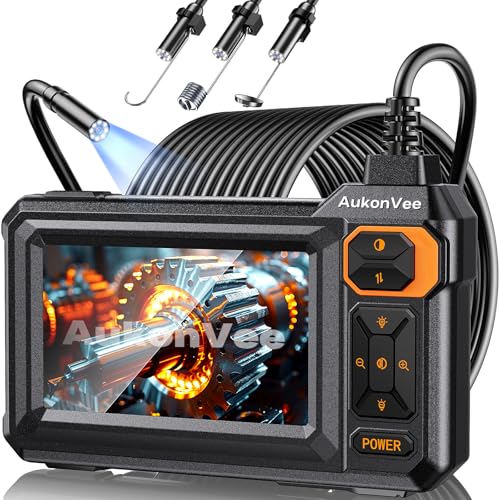 Endoscope Camera with Light, 1920P HD Borescope Inspection Camera...