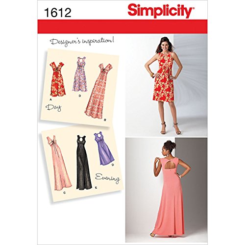 Robe patron Simplicité 1612 en maille pour look décontracté chic - 2