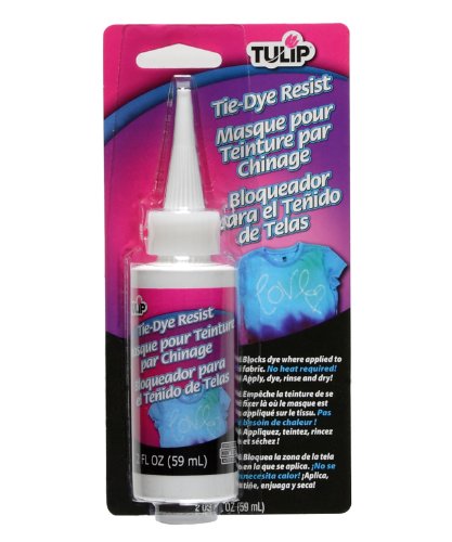 Tulip Tie-Dye Color Resist, Fabric Dye Blocker Technique for Designs and Patterns Dye, 2 fl oz