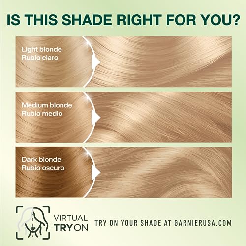 Garnier Hair Color Nutrisse Nourishing Creme, 90 Light Natural Blonde (Macadamia) Permanent Hair Dye, 2 Count (Packaging May Vary) - Image 6
