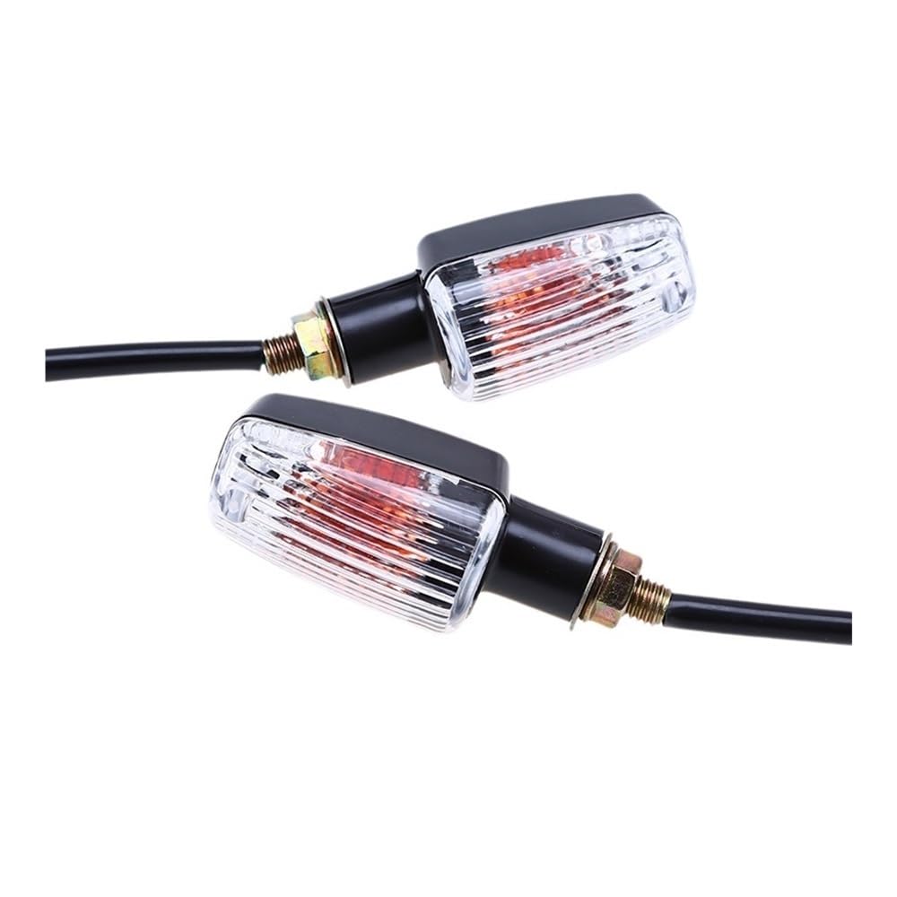 4 uniwersalne kierunkowskazy do motocykli Suzuki, 12 V, 10 W, kolor bursztynowy.