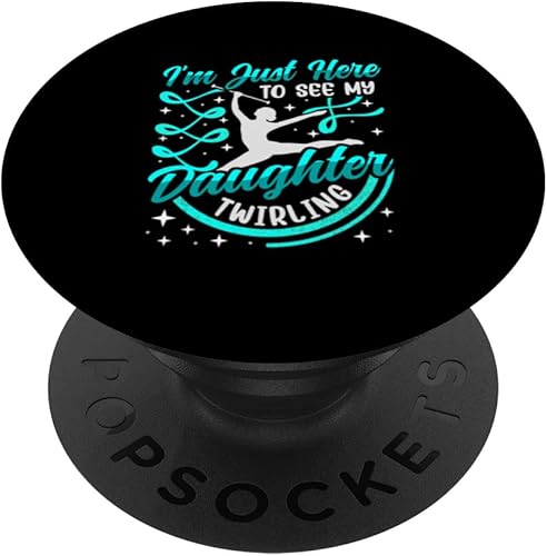 Miniatura 1 de Twirler Majorettes I'm just here to see Baton Twirling PopSockets Swappable PopGrip