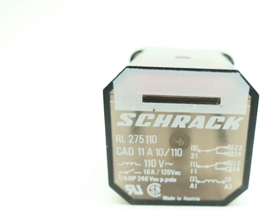 SCHRACK RL-275110 Plug-in Relay 110V-AC D650242